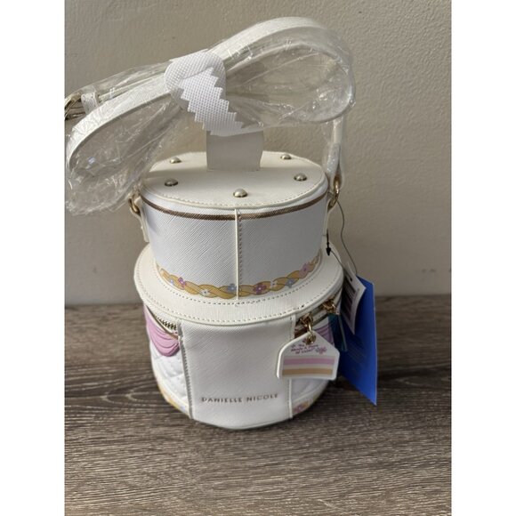 Danielle Nicole x Disney Rapunzel & Flynn Tangled Wedding Cake Crossbody C30 - Picture 5 of 6